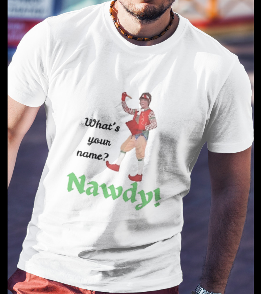 What's Your Name Nawdy Vintage Clown Costume T-Shirt