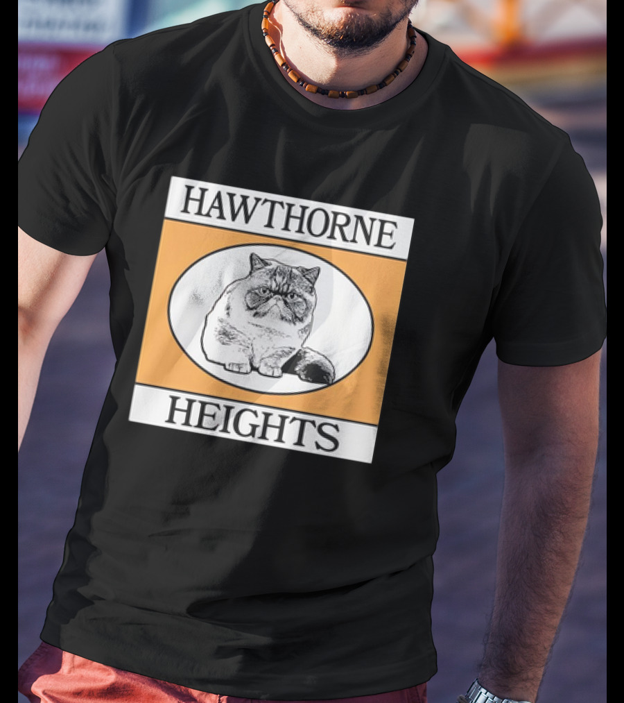 Cat Hawthorne Heights Oval T-Shirt