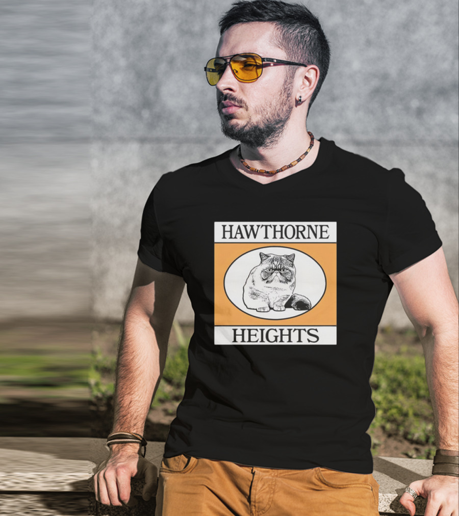 Cat Hawthorne Heights Oval T-Shirt