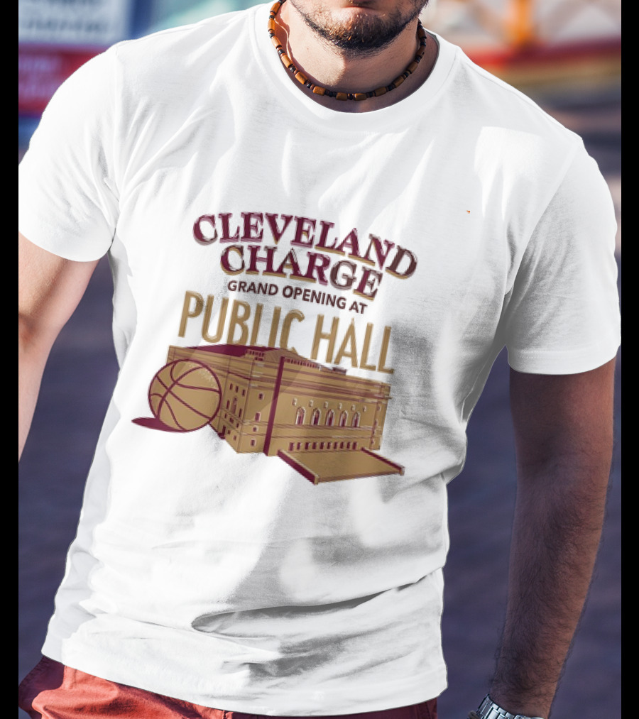 Cleveland Charge Grand Opening At Public Hall Basketball Event T-Shirt