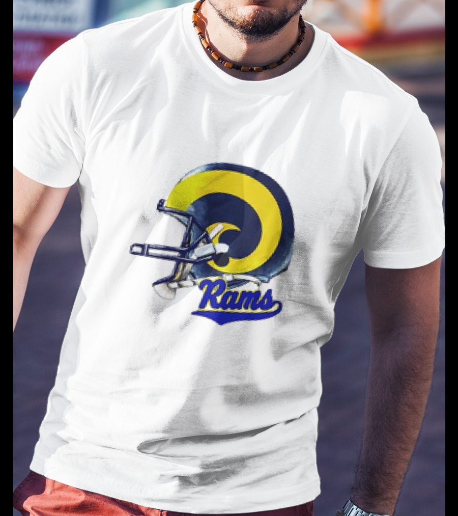 Los Angeles Rams Helmet Rams Football T-Shirt