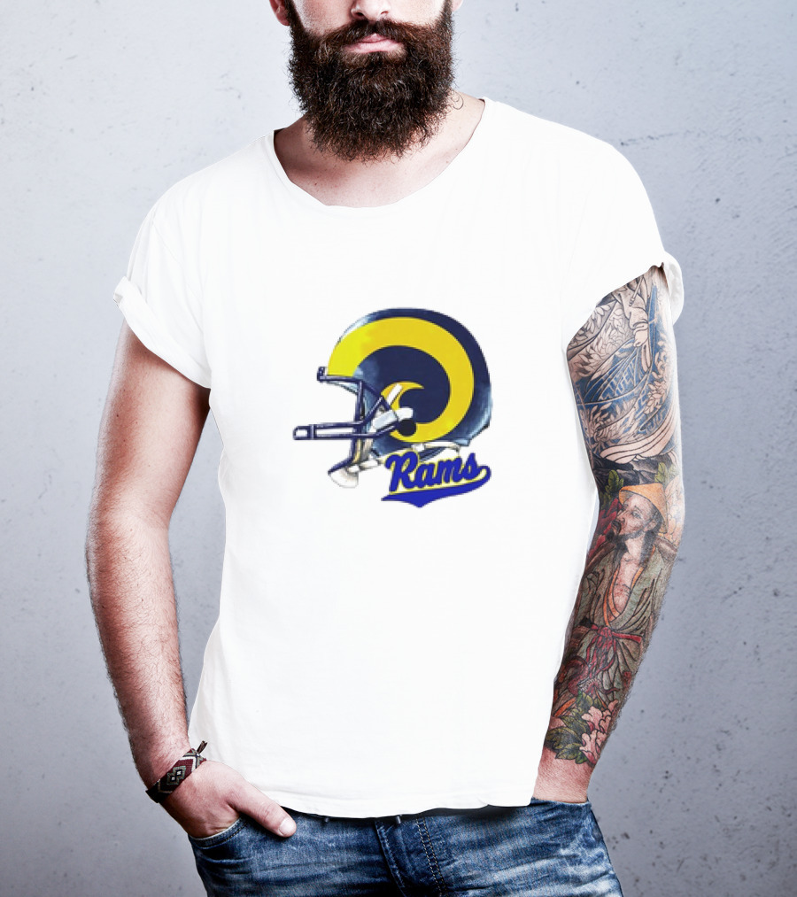 Los Angeles Rams Helmet Rams Football T-Shirt