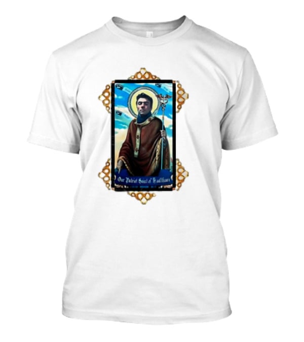 Luigi Mangione Our Patriot Saint Of Healthcare With Iconic Religious T-Shirt