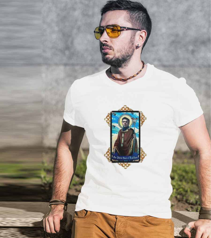 Luigi Mangione Our Patriot Saint Of Healthcare With Iconic Religious T-Shirt