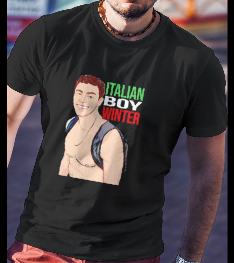 Luigi Mangione Italian Boy Winter Backpack Smiling T-Shirt