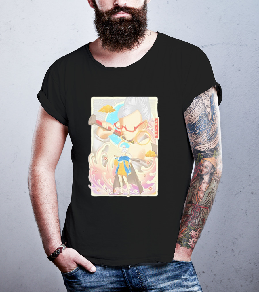 Seiko Ayase Dandadan Character With Vibrant Colors And Artistic Elements T-Shirt