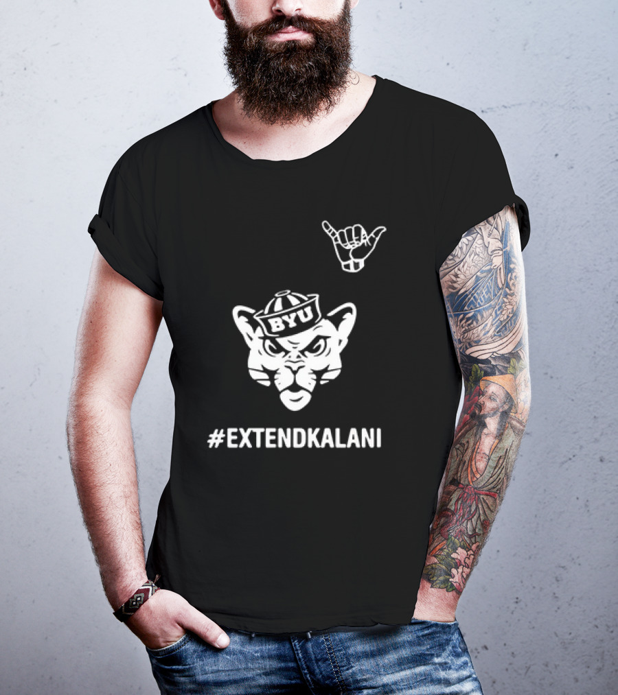 Shaka Sign BYU Cougars #ExtendKalani T-Shirt