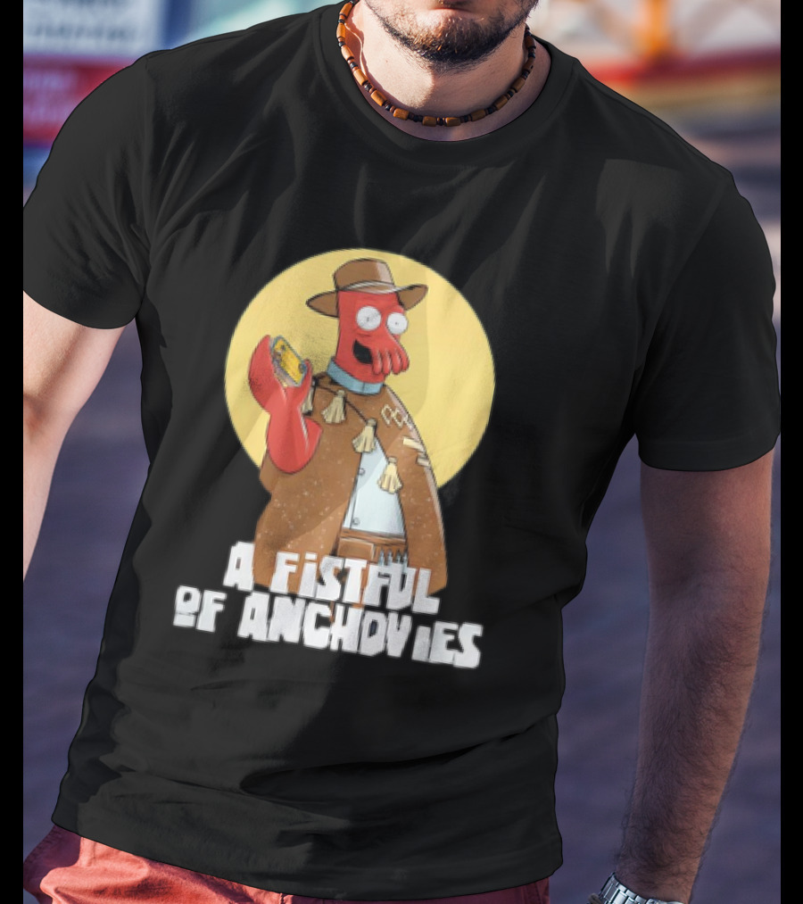 A Fistful Of Anchovies Zoidberg Futurama Cowboy T-Shirt