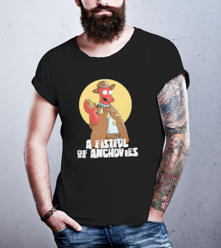 A Fistful Of Anchovies Zoidberg Futurama Cowboy T-Shirt