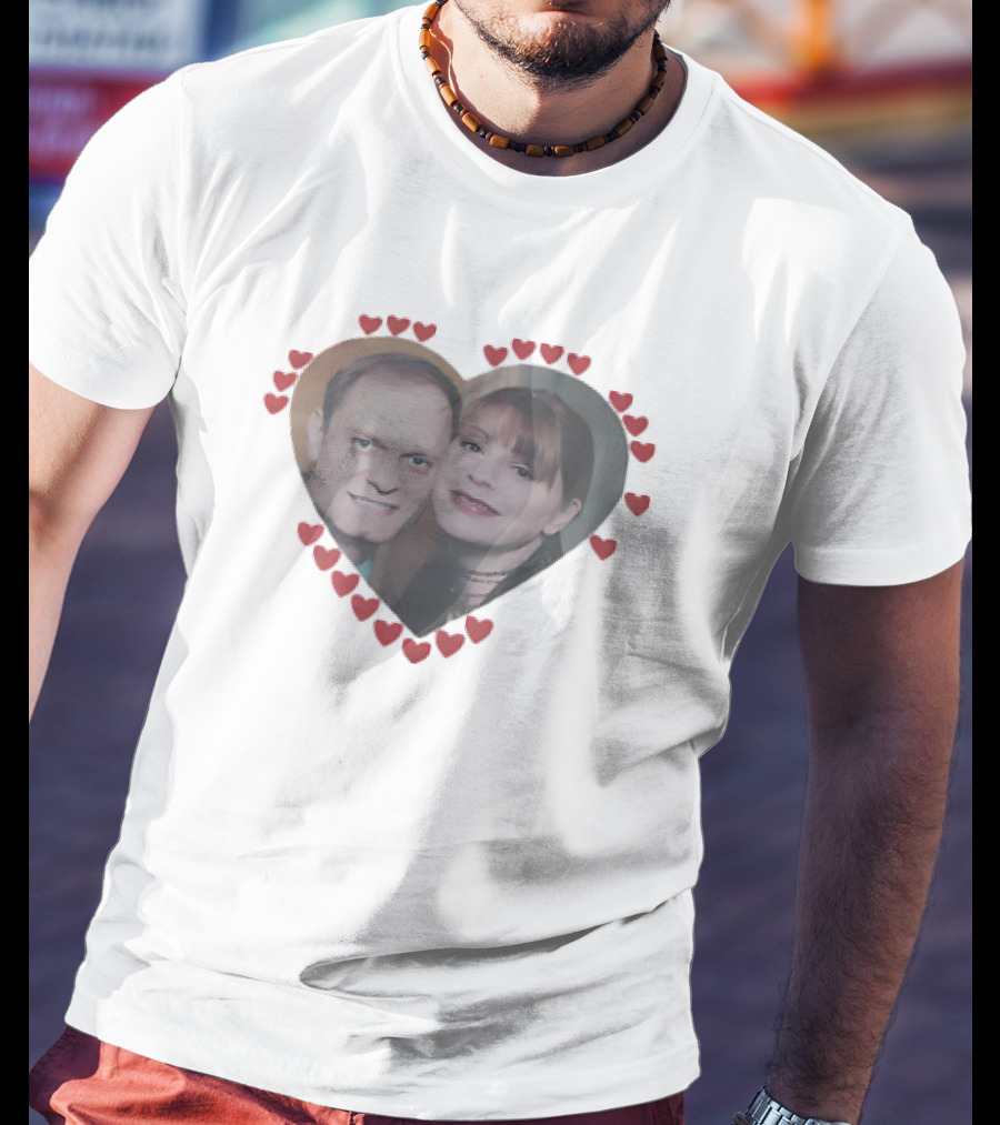 Niles And Daphne Frasier Heart Of Love T-Shirt
