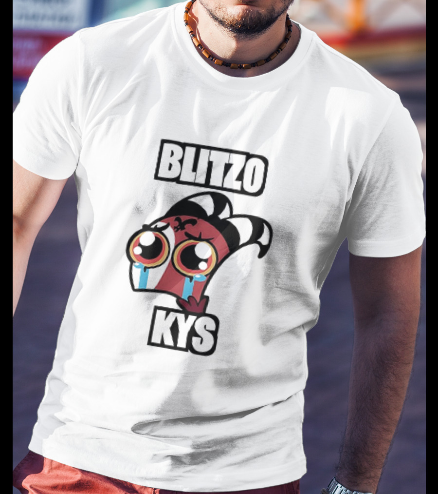 Blitzo Kys Character Crying Eyes Iconic T-Shirt