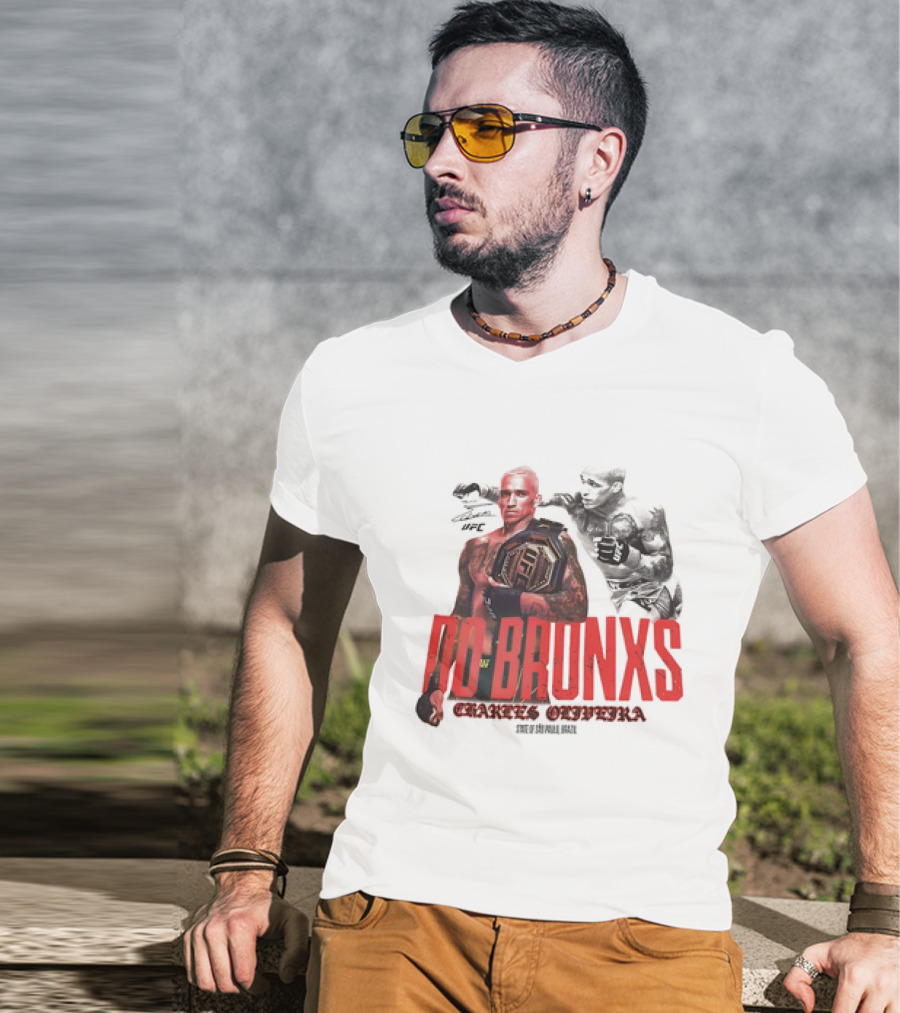 Charles Oliveira Do Bronx UFC Star São Paulo Brazil Champion T-Shirt