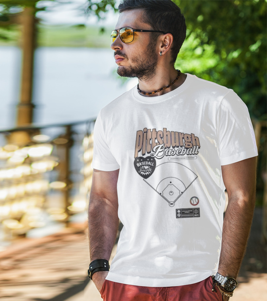 Pittsburgh Baseball Everyone’s Favorite Pastime Field T-Shirt
