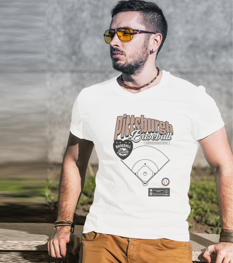 Pittsburgh Baseball Everyone’s Favorite Pastime Field T-Shirt