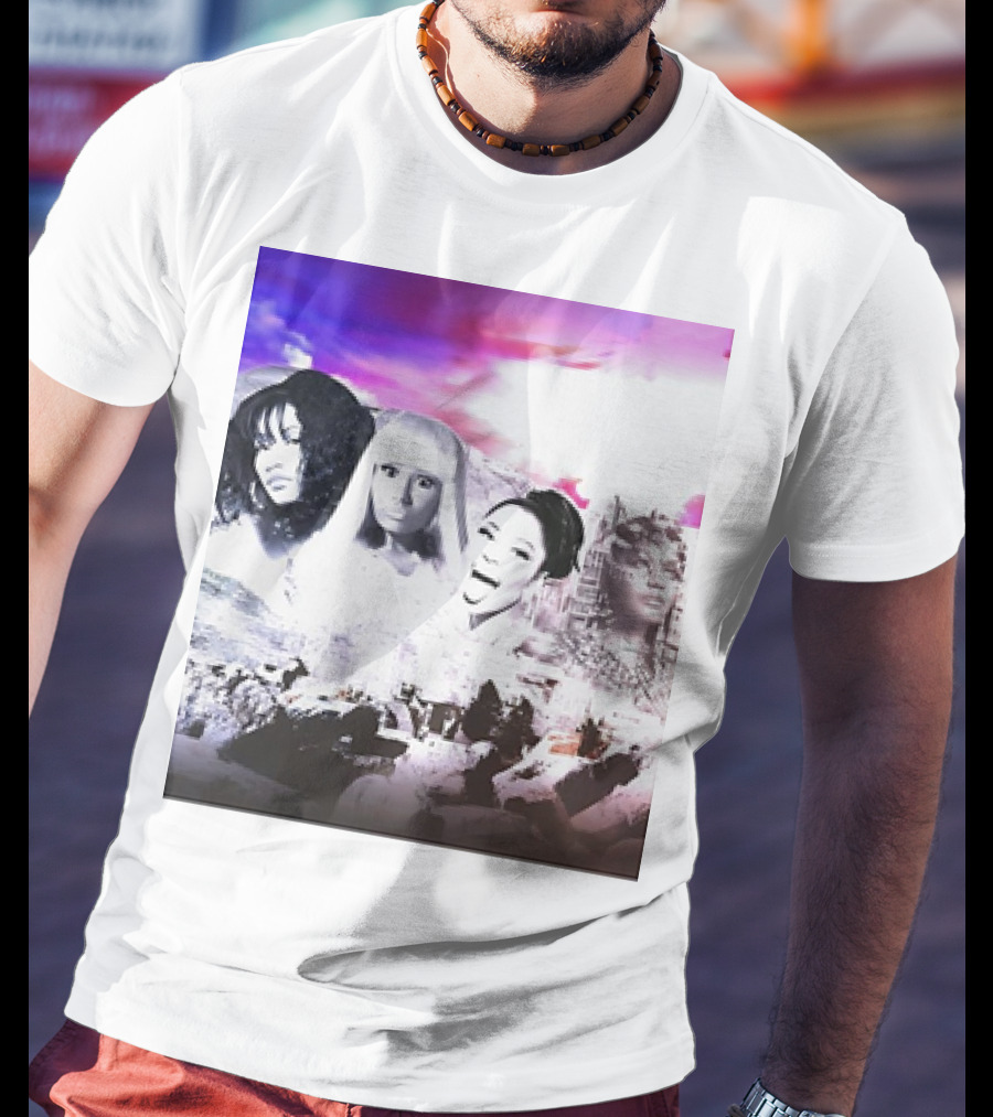 Kingkongkenn My Female Rap Mount Rushmore Nicki Minaj And Rihanna T-Shirt
