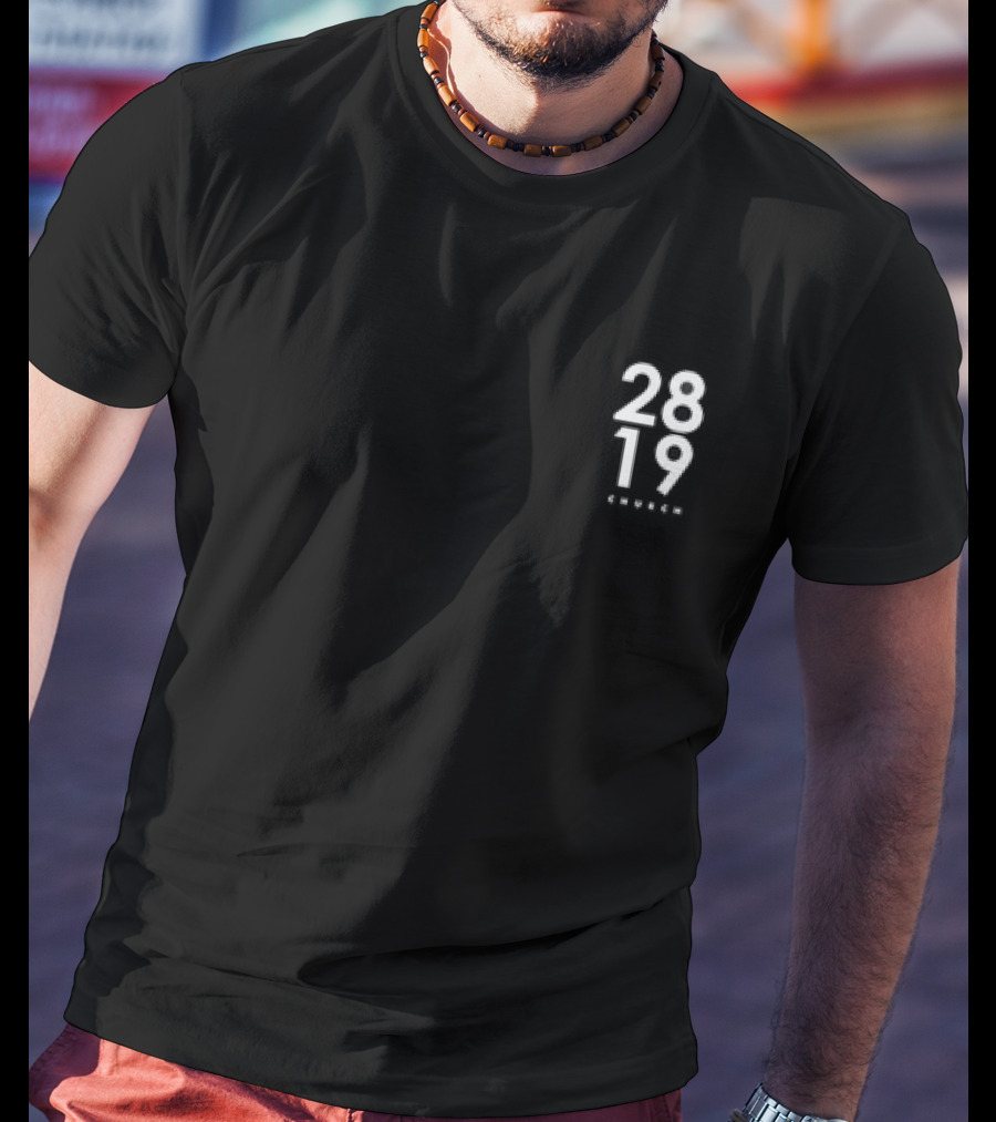 2819 Church Minimalist Text T-Shirt
