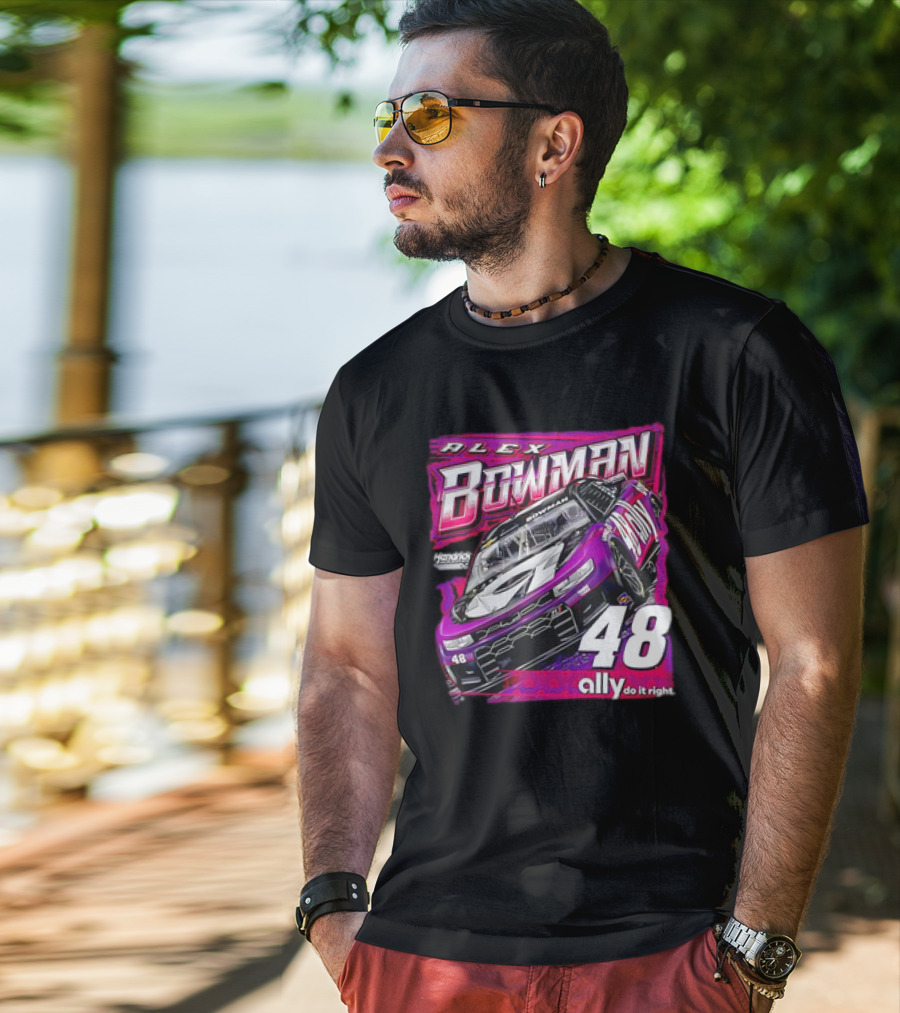 Alex Bowman 48 Chevrolet ZL1 Hendrick Motorsports Ally Racing T-Shirt