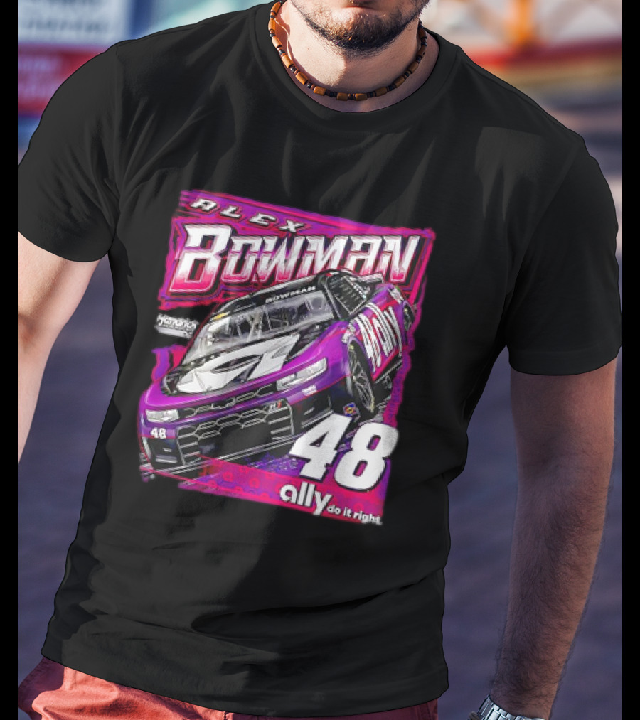 Alex Bowman 48 Chevrolet ZL1 Hendrick Motorsports Ally Racing T-Shirt