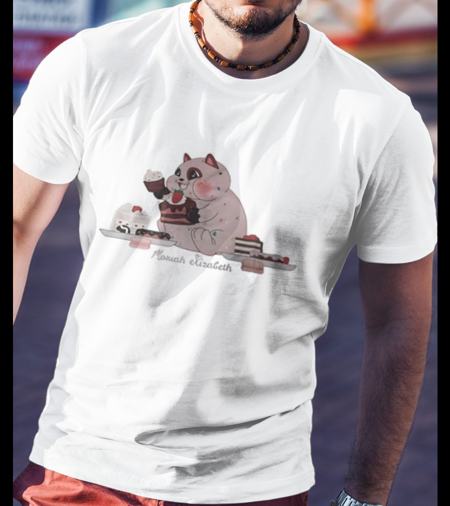 Moriah Elizabeth Cat Enjoying Cakes T-Shirt