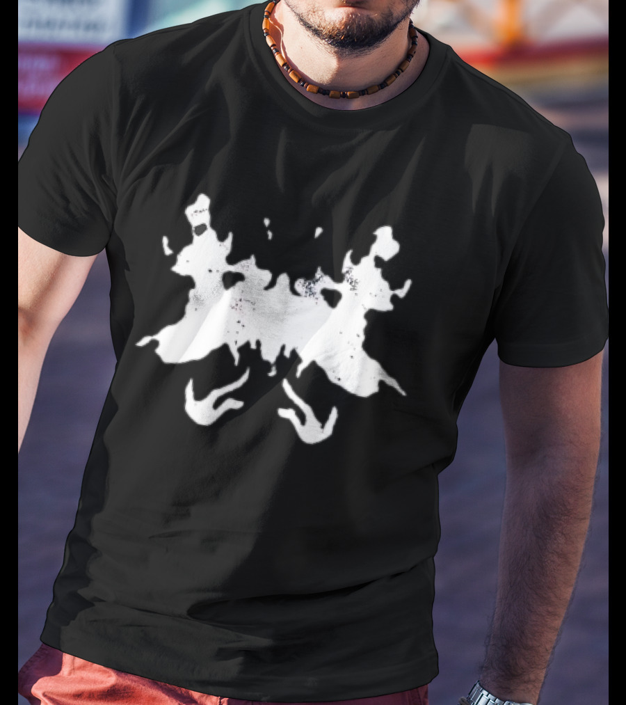 Angel Fish Rorschach Inkblot Symmetry T-Shirt