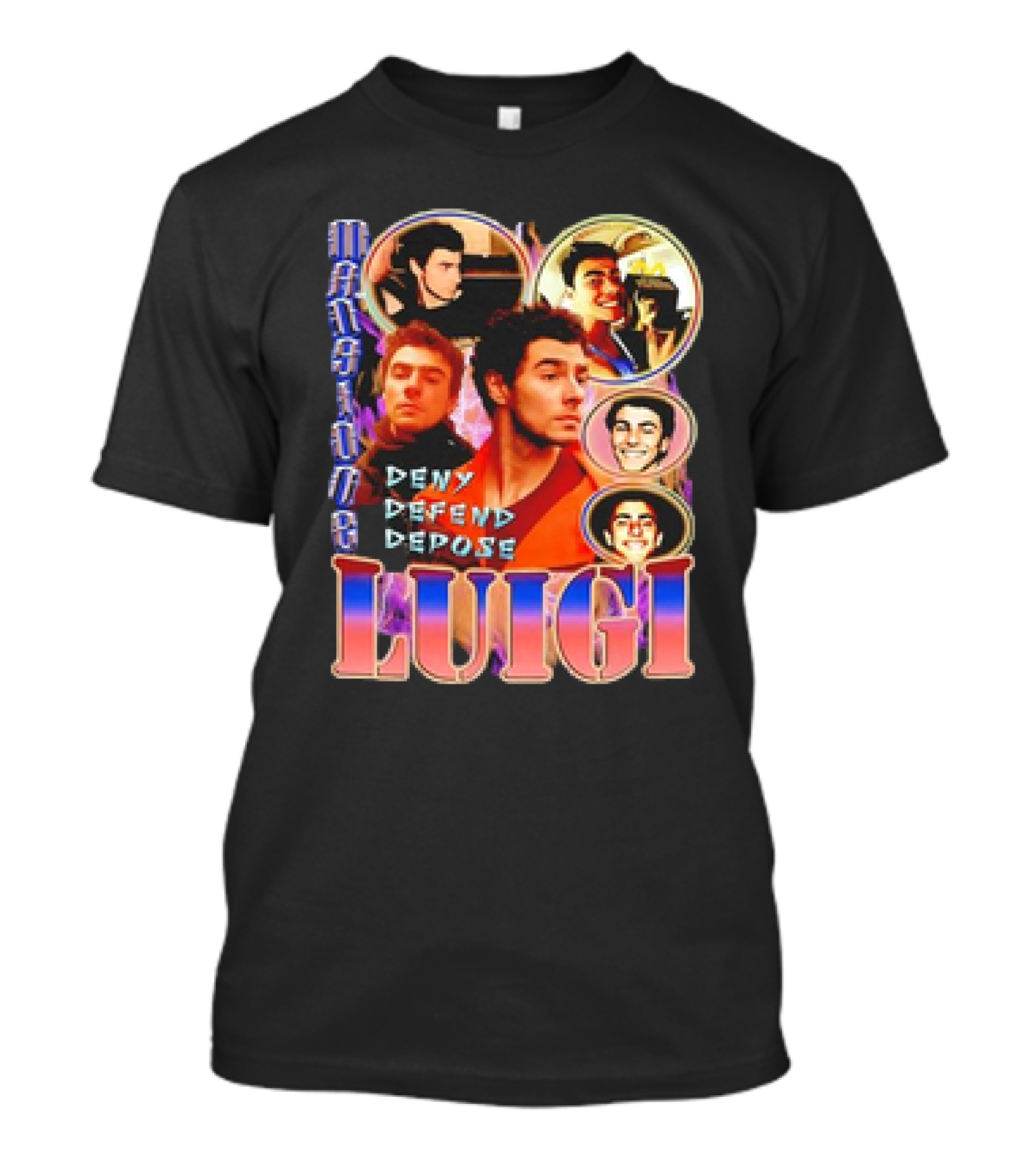 Mansion Party Luigi Deny Defend Depose T-Shirt