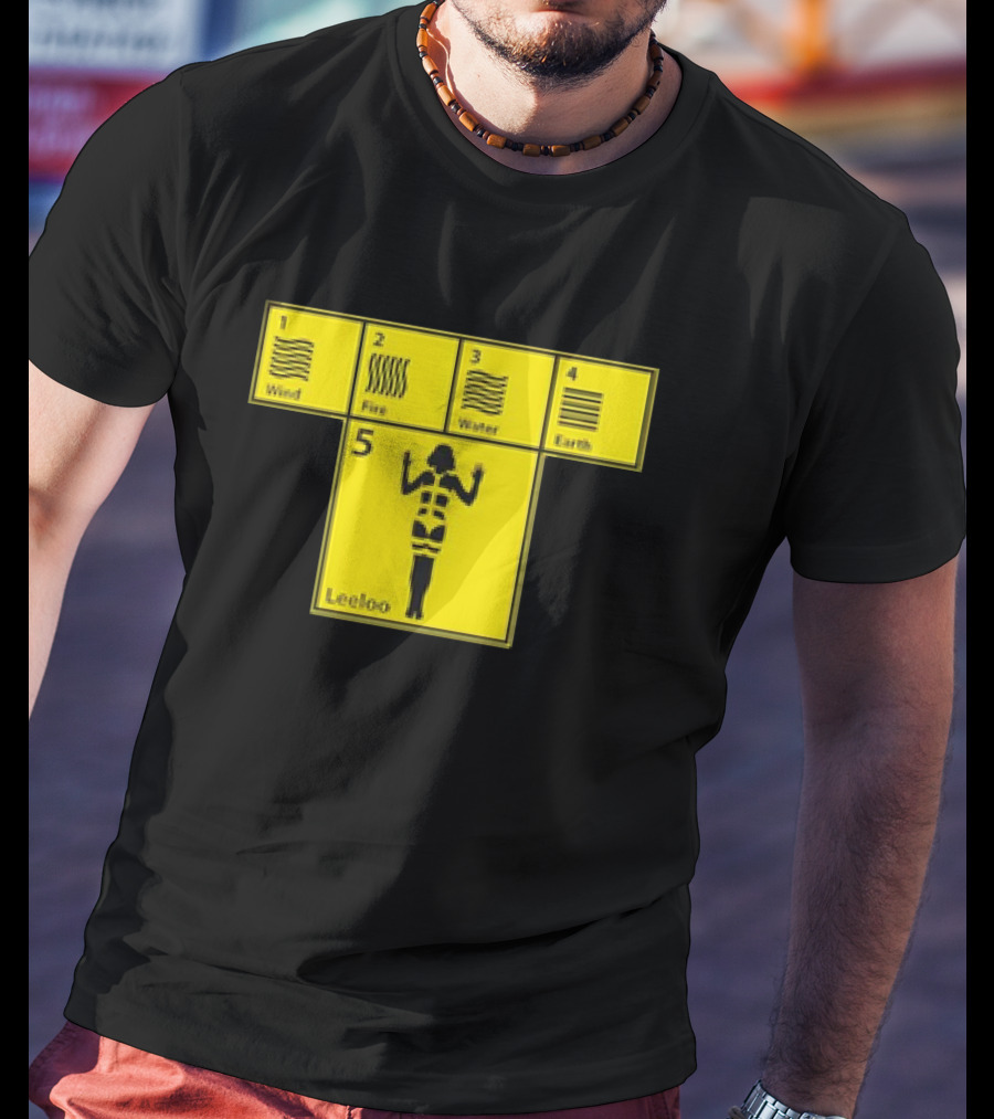 Five Elements Wind Fire Water Earth Leeloo Iconic T-Shirt
