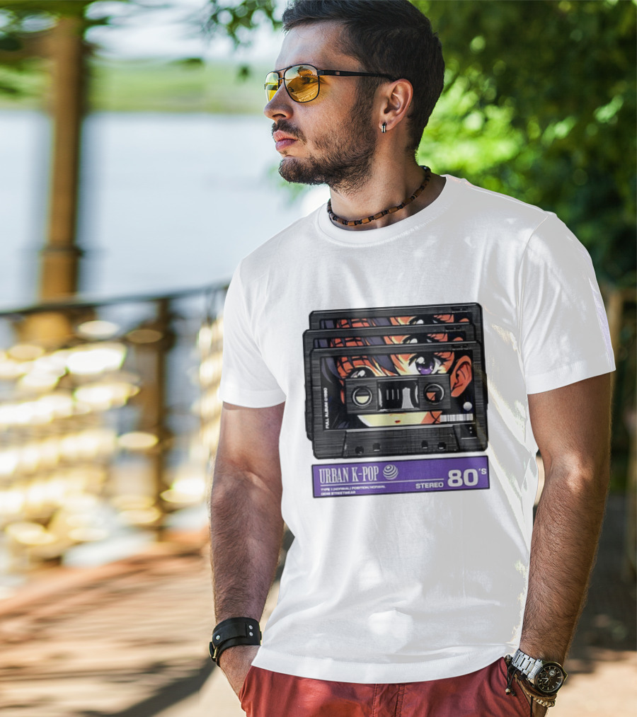 Cassette Tape Urban K-Pop Stereo 80’s Anime T-Shirt