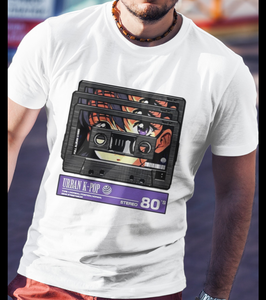 Cassette Tape Urban K-Pop Stereo 80’s Anime T-Shirt