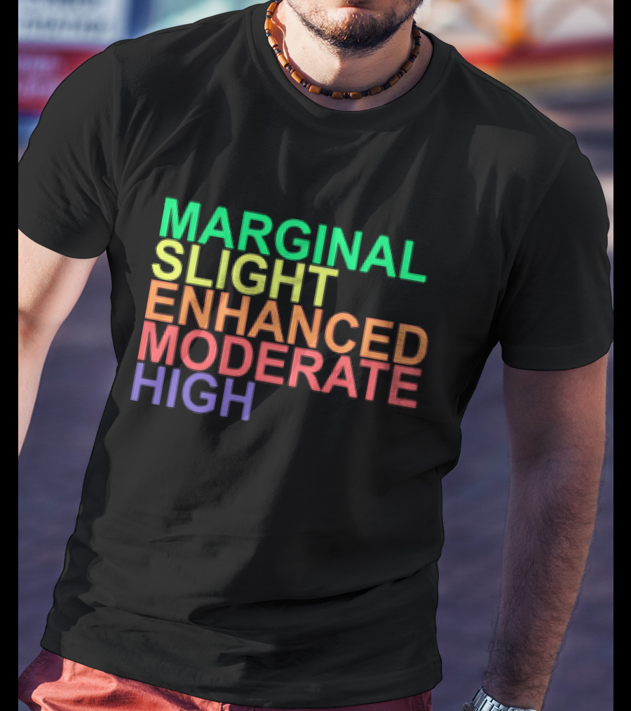 Marginal Slight Enhanced Moderate High T-Shirt