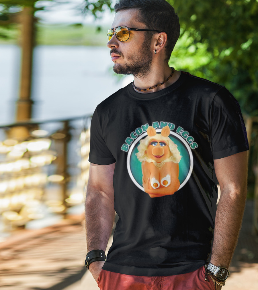 Bacon And Eggs Miss Piggy T-Shirt