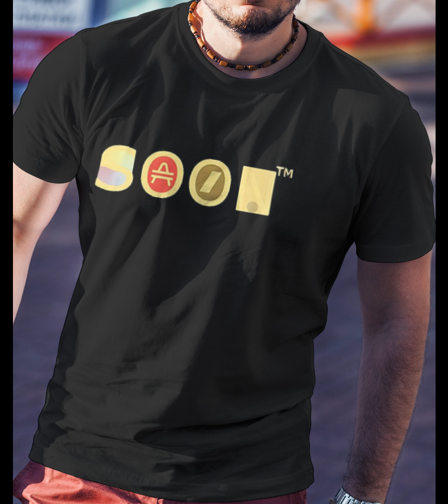 Soon Logos Cryptocurrency Design Fiat Acala Polygon Bitcoin T-Shirt
