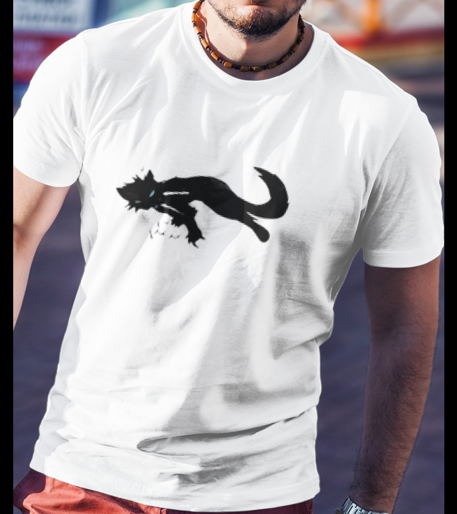 Scourge Cat Silhouette Fw Black Feline T-Shirt