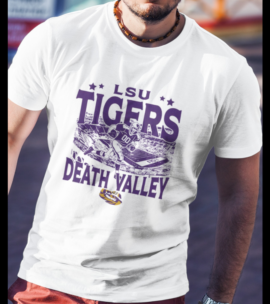 LSU Tigers Death Valley Football Stadium Player T-Shirt