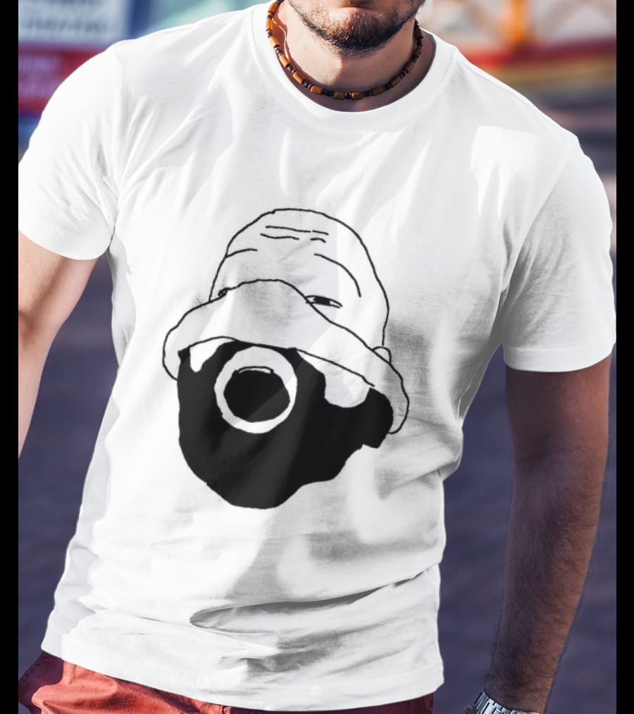 Ye Kanye West Nitrous Mask Drawing T-Shirt