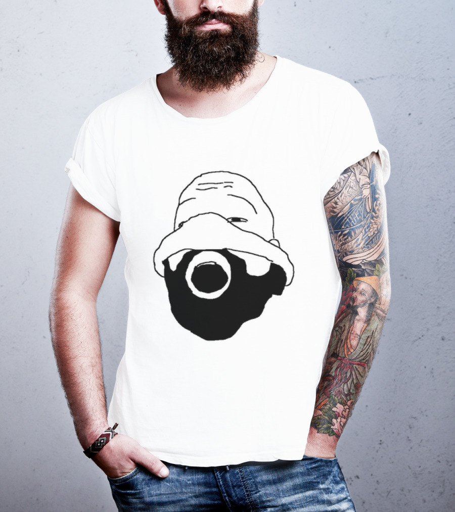 Ye Kanye West Nitrous Mask Drawing T-Shirt