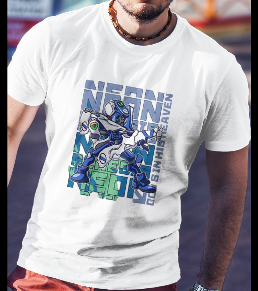 Neon Genesis Evangelion Eva-00 God's In His Heaven T-Shirt