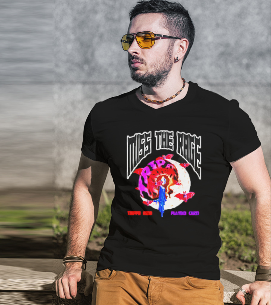 Miss The Rage Trip At Knight Trippie Redd Playboi Carti Lunar Bat Vision T-Shirt