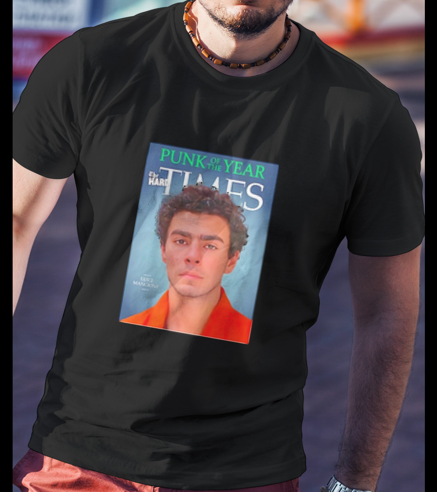 Luigi Mangione Punk Of The Year By The Hard Times T-Shirt