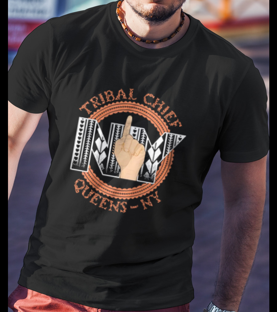 Tribal Chief NY Hand Gesture Queens-NY T-Shirt