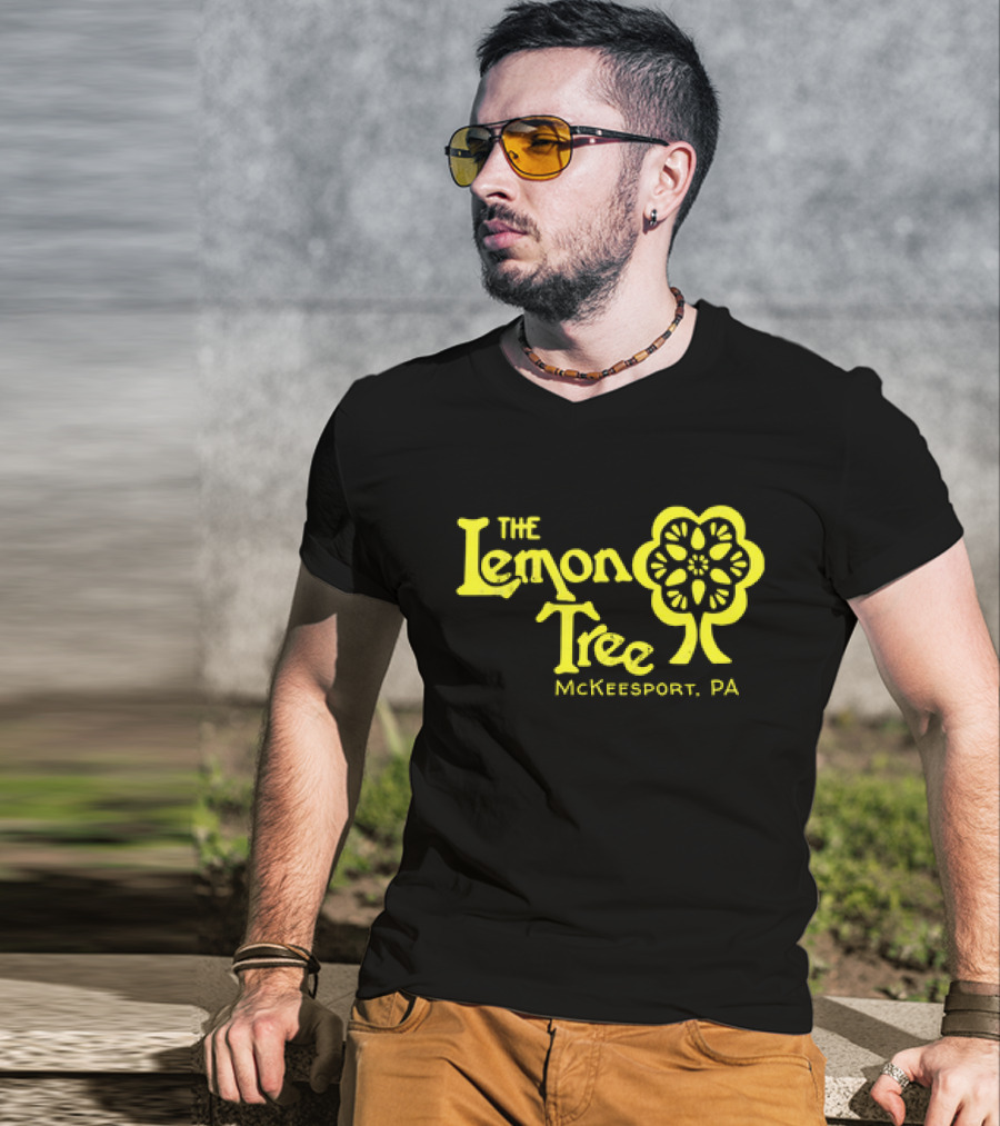 The Lemon Tree McKeesport PA Retro Floral T-Shirt