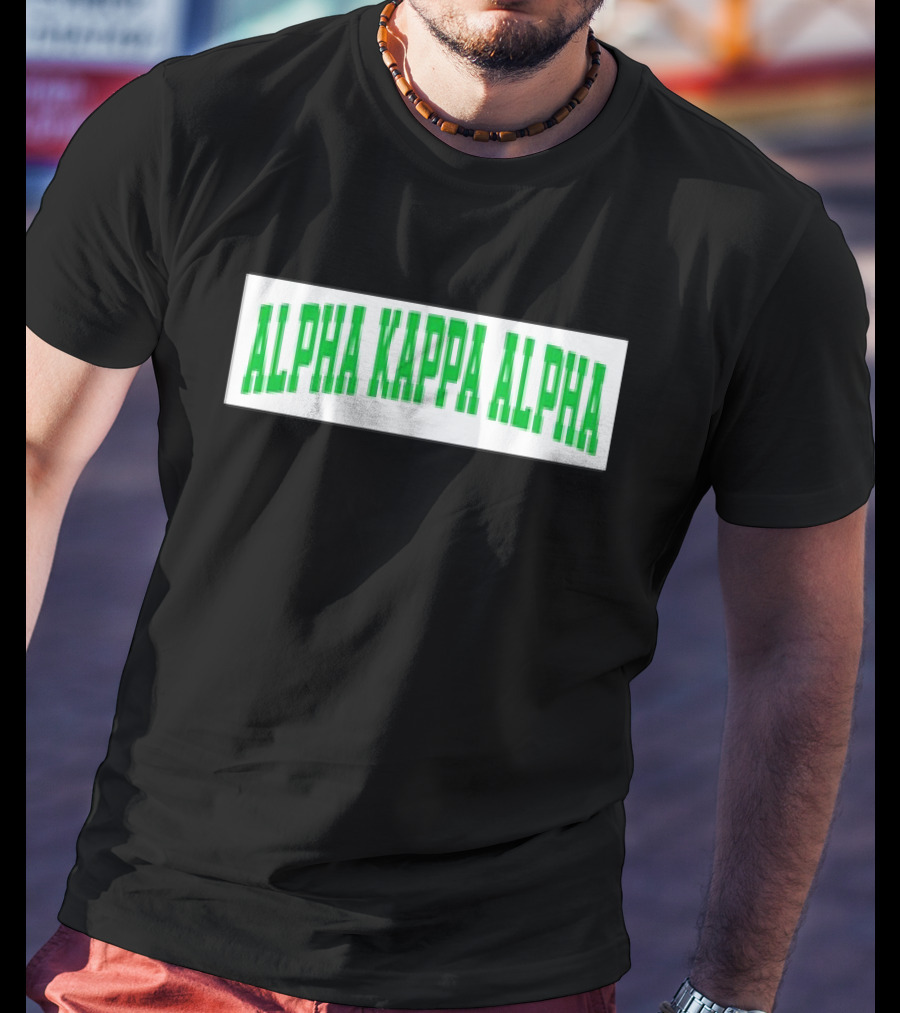 Alpha Kappa Alpha Letterman Sorority Greek Letters T-Shirt