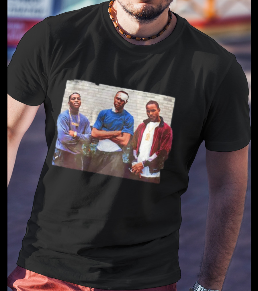Paid In Full Movie Calvin Scene With Three Men In Streetwear Clothing T-Shirt