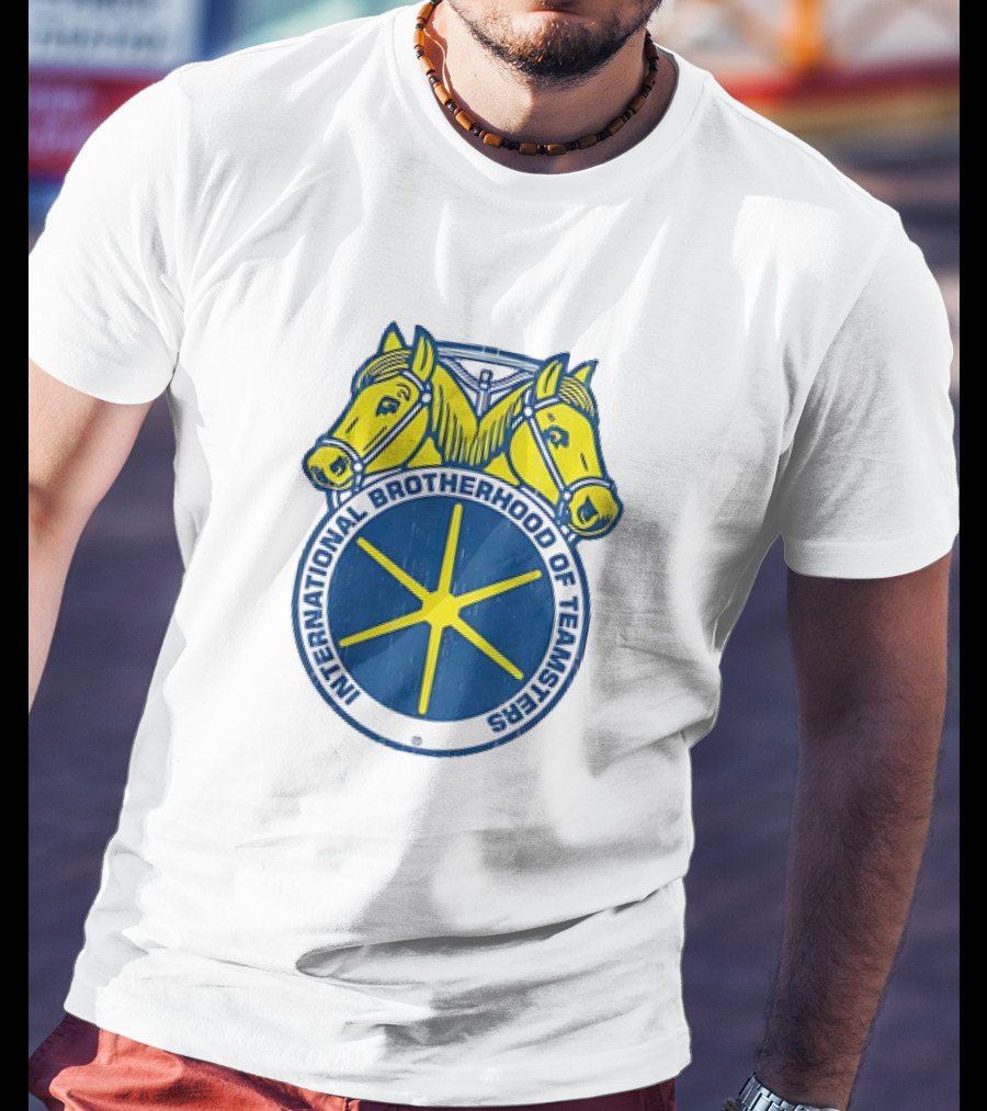 International Brotherhood Of Teamsters Emblem With Dual Horses T-Shirt