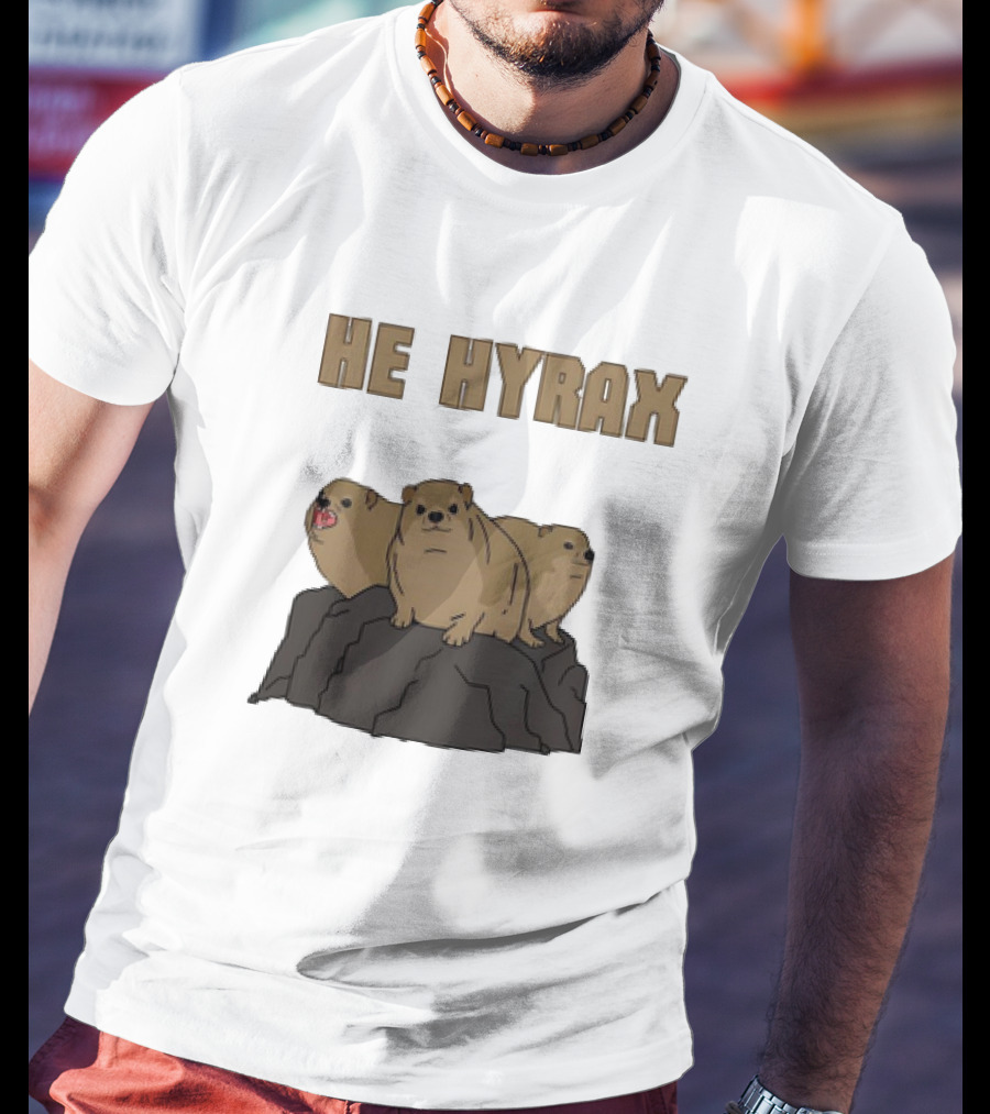HE HYRAX Cute Angry Meme T-Shirt