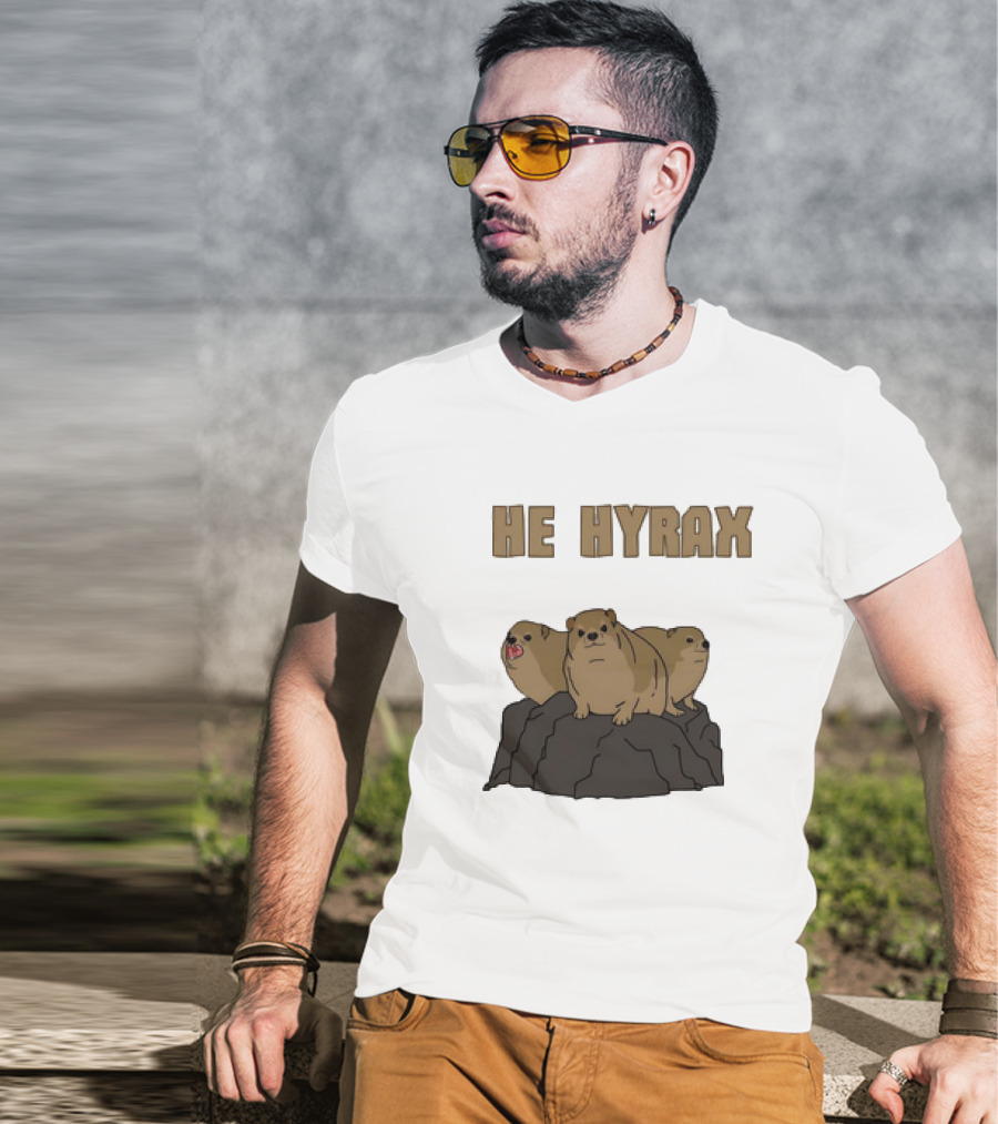HE HYRAX Cute Angry Meme T-Shirt