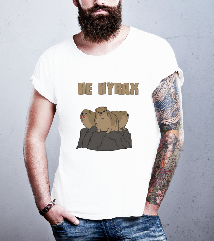 HE HYRAX Cute Angry Meme T-Shirt