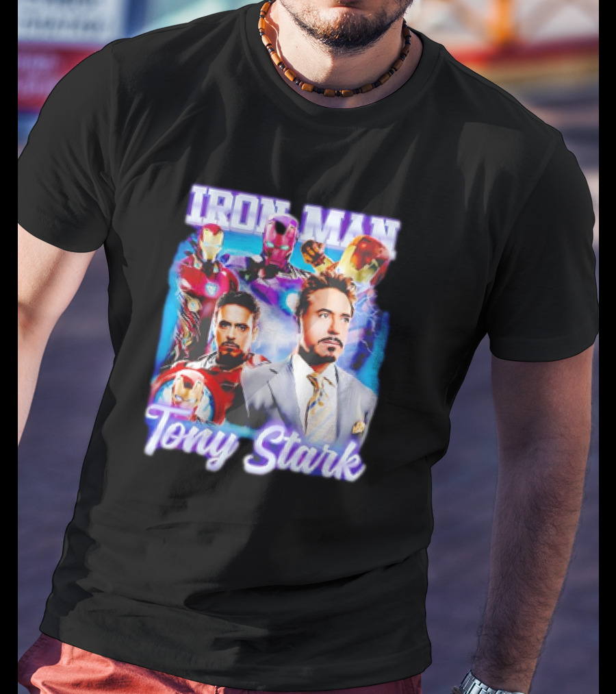 Iron Man Tony Stark Marvel Studio T-Shirt