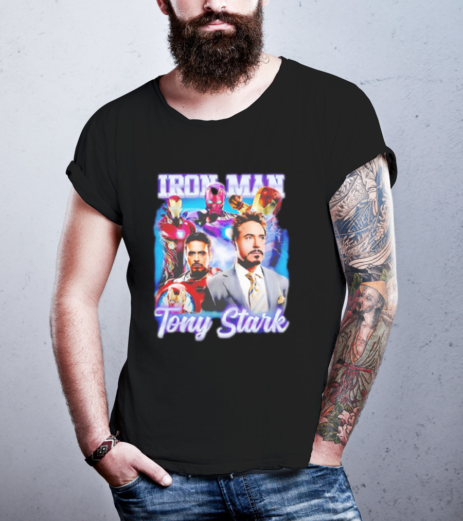 Iron Man Tony Stark Marvel Studio T-Shirt