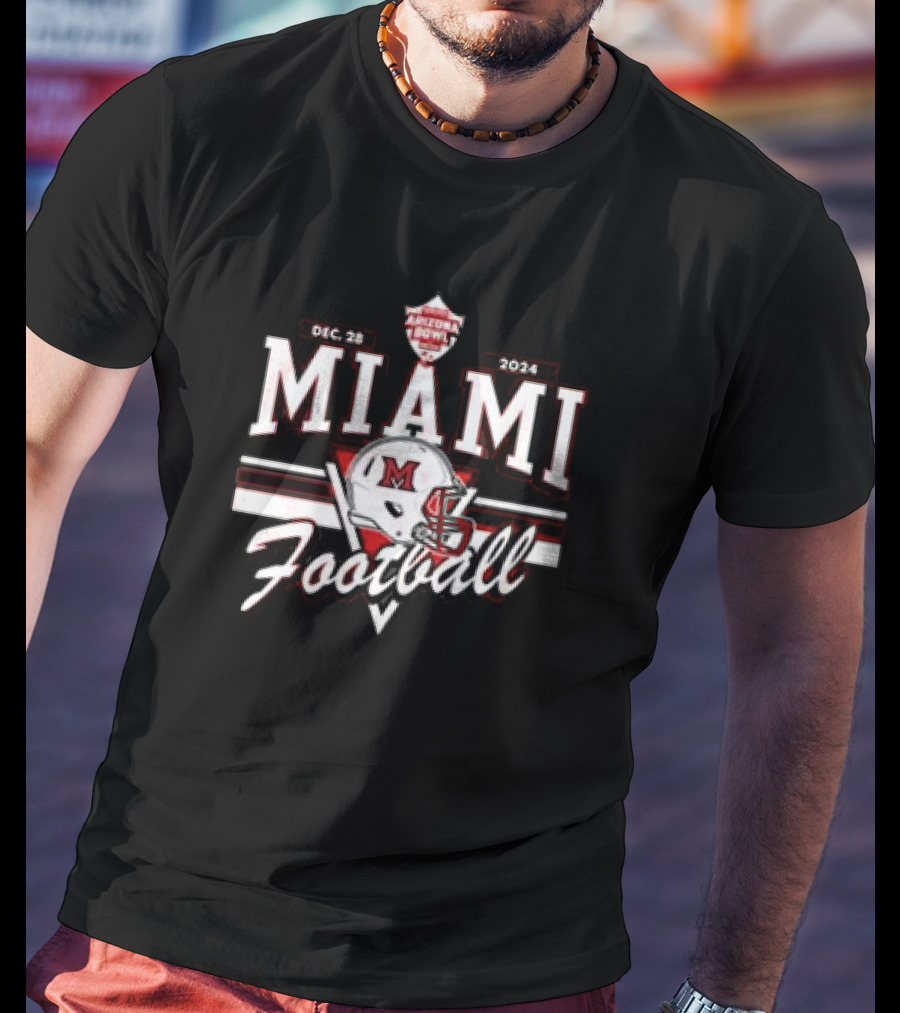 Miami RedHawks Arizona Bowl Football Dec 28 T-Shirt