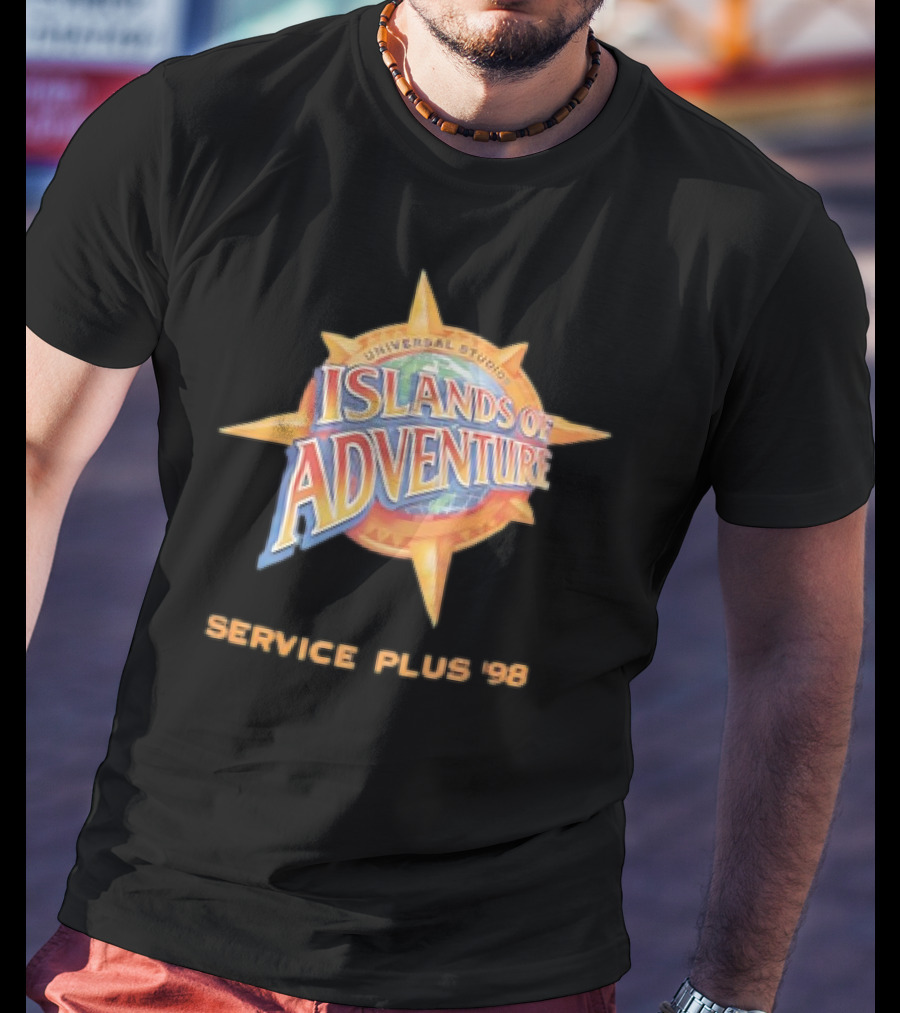 Universal Studios Islands Of Adventure Service Plus ’98 T-Shirt